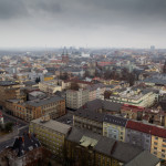 Ostrava city - outlook from the New City Hall to downtown