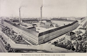 Il lanificio di Johann Heinrich Offermann nel 1912 / The woolen mill owned by Johann Heinrich Offermann in 1912