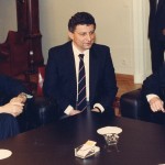 Nel 1991 ancora con Havel e Giulio Andreotti / In 1991, again with Havel and Giulio Andreotti
