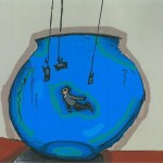 L’acquario del vincitore Václav Soukup (10 anni) / The fish bowl painted by the winner Václav Soukup (10 years old)