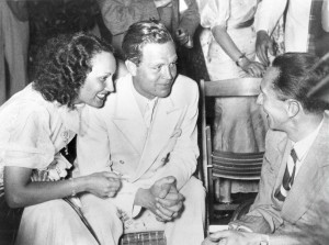 Lída Baarová con l’attore Gustav Fröhlich e il ministro Joseph Goebbels / Lída Baarová with the actor Gustav Fröhlich and the minister Joseph Goebbels