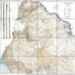 Mappa della parte settentrionale della penisola arabica, disegnata da Alois Musil / Map of Northern section of the Arabic peninsula, drawn by Alois Musil