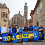 I componenti dell’Inter Club “Cechia Nerazzurra” / The members of the Inter Club “Cechia Nerazzurra”