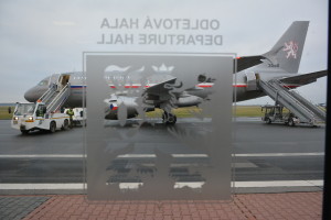 L’aereo speciale del premier Bohuslav Sobotka in partenza per Bruxelles / Prime Minister Bohuslav Sobotka’s special jet departing direction Brussels