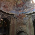 Una parte delle decorazioni e degli affreschi della cupola / A part of the decorations and the dome frescoes © Ambasciata d'Italia