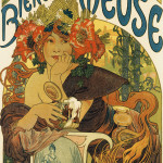 Il manifesto pubblicitario di Mucha per Bières de la Meuse / Mucha’s poster for Bières de la Meuse, 1897