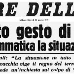 L’annuncio della morte di Masaryk sul Corriere della Sera / The Italian newspaper Corriere della Sera reports the death of Masaryk