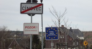 Il confine tra Cínovec e la Germania / The border between Cínovec and Germany