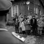 Fotogramma da un documentario del 2012 sulla storia di Kalina intitolato "Kinderblock 66: Return to Buchenwald" / Frame from a 2012 documentary on Kalina's story entitled " Kinderblock 66Return to Buchenwald"