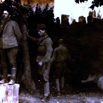 San Donà di Piave, giugno 1918. Impiccagione di legionari catturati nella Battaglia del Solstizio / San Donà di Piave, June 1918. Hanging of legionaries that were captured during the second Battle of the Piave river