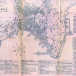 Mappa austriaca di Trieste, risalente al 1857 / An Austrian map of Trieste, dating back to 1857