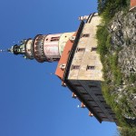 La torre del castello di Český Krumlov / The Český Krumlov Castle Tower © Amedeo Gasparini