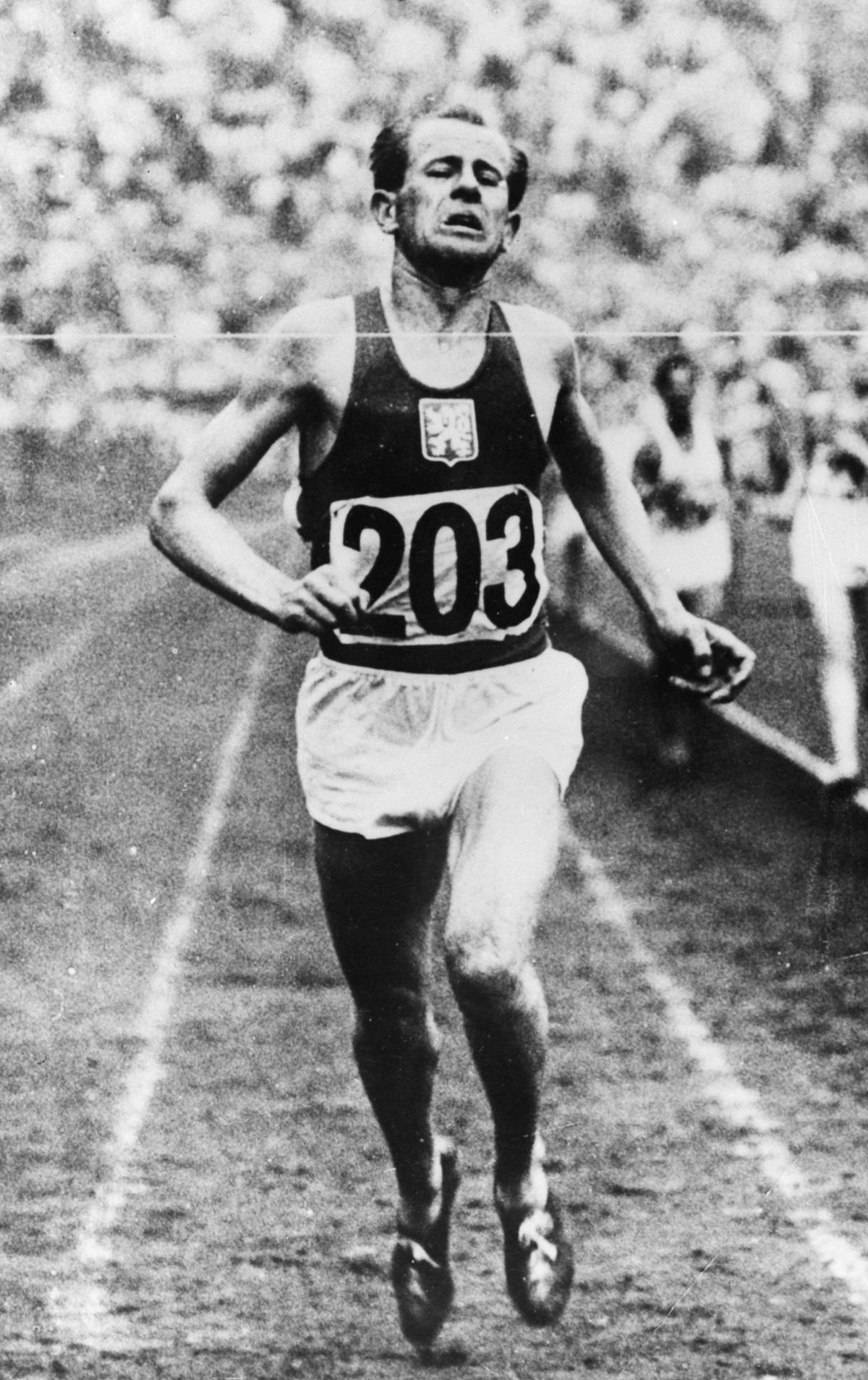 In 2000 the runner Emil Zátopek died
